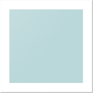 Cooling Oasis: Plain light blue, pale powder blue, just color Posters and Art